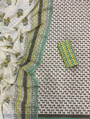 Celestial Pure Cotton Print Suit Set (Luxury Feel) - Yanchi
