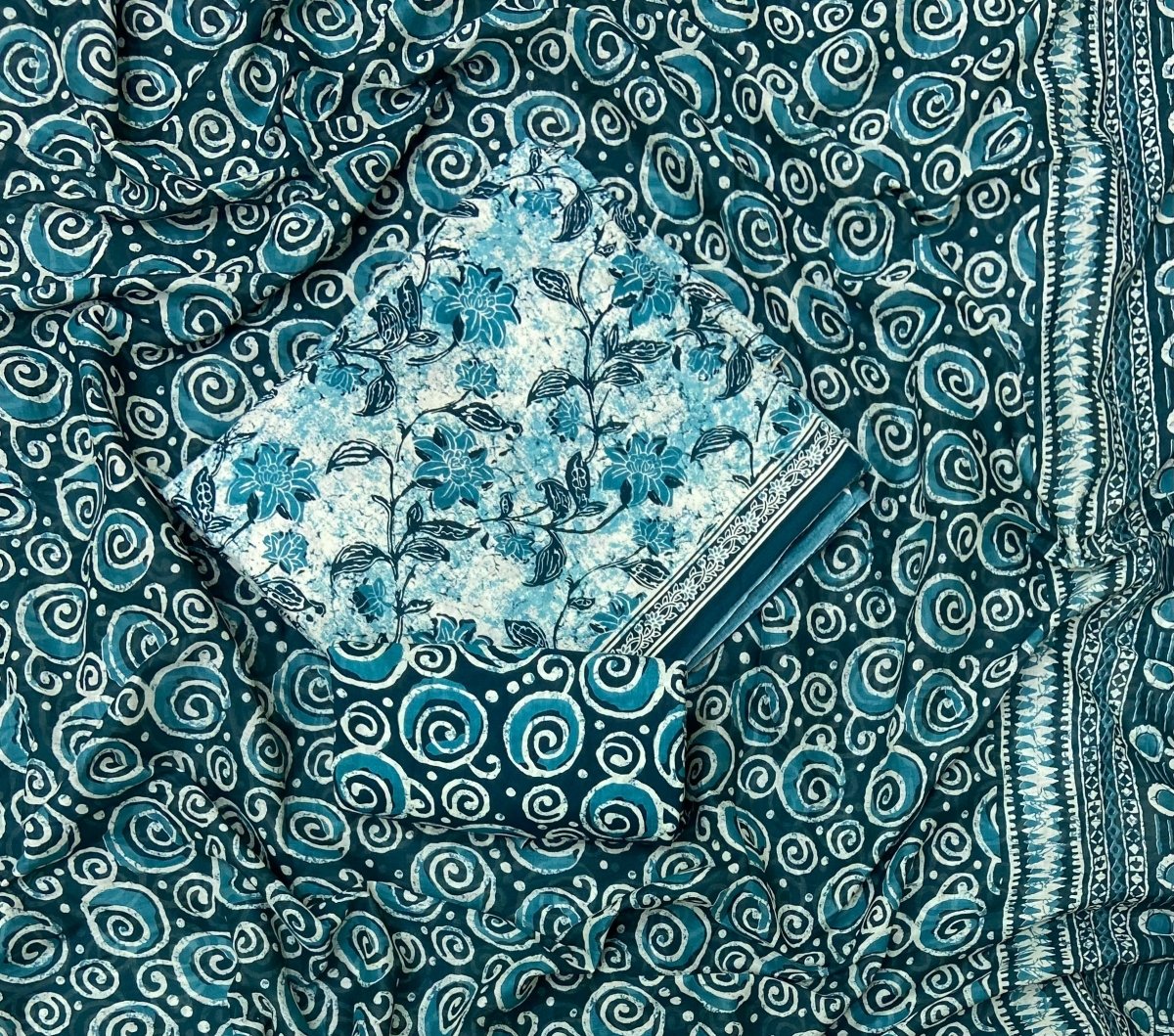 Celestial Pure Cotton Print Suit Set (Luxury Feel) - Yanchi
