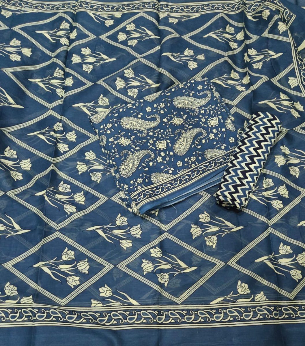 Celestial Pure Cotton Print Suit Set (Luxury Feel) - Yanchi