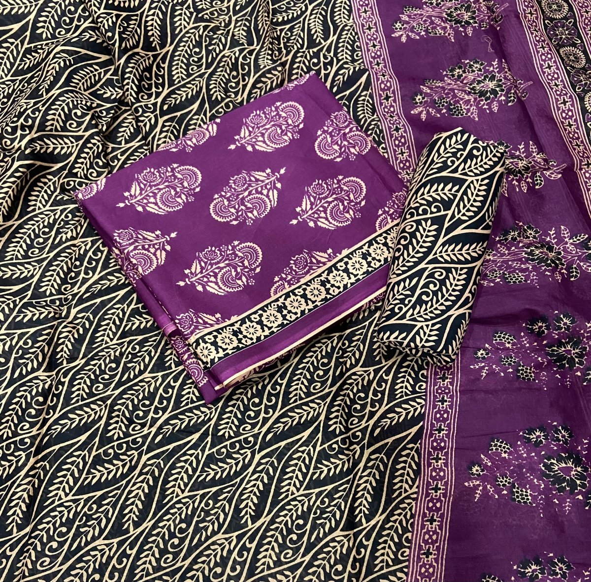 Celestial Pure Cotton Print Suit Set (Luxury Feel) - Yanchi