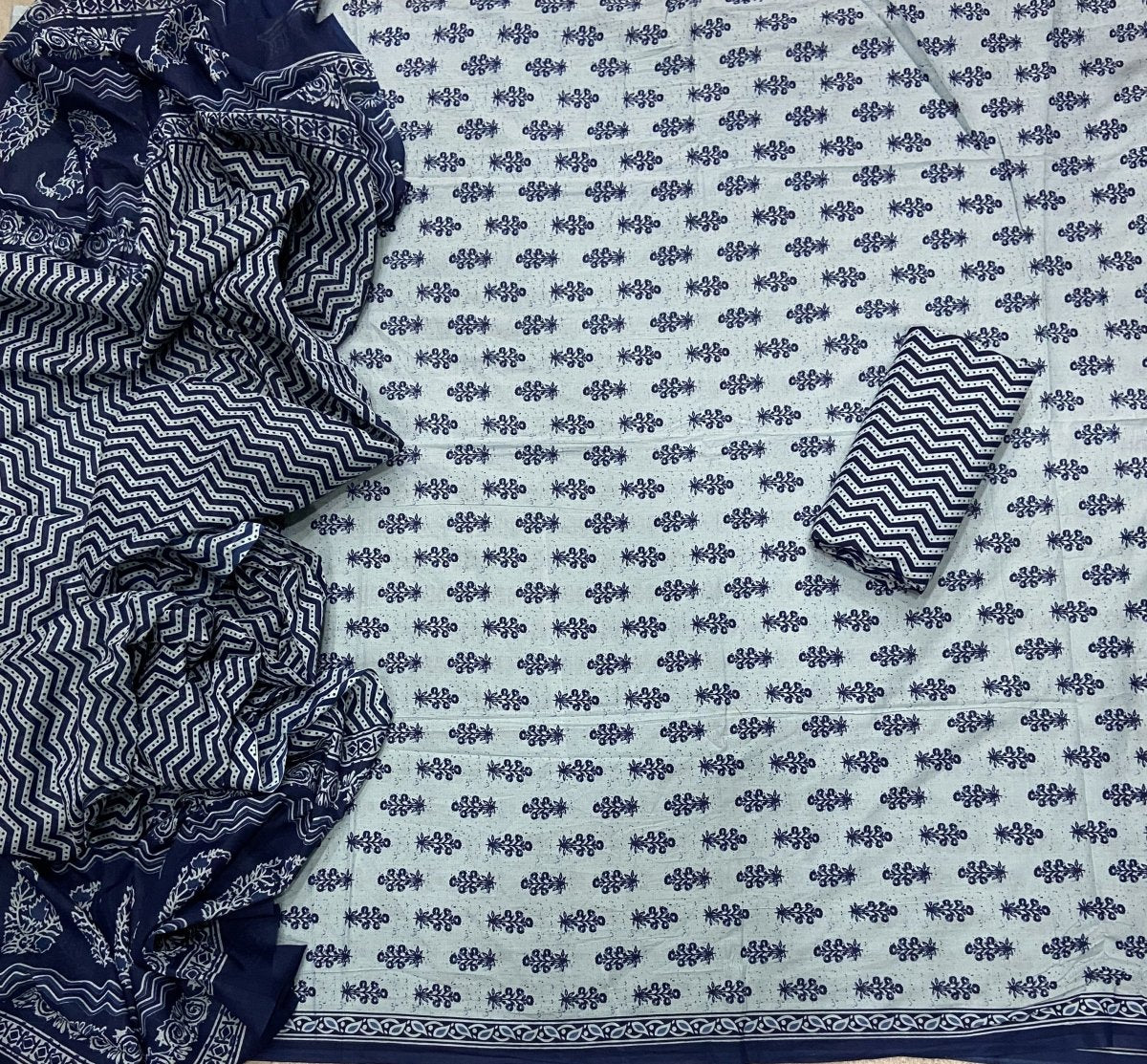 Celestial Pure Cotton Print Suit Set (Luxury Feel) - Yanchi