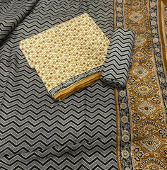 Celestial Pure Cotton Print Suit Set (Luxury Feel) - Yanchi