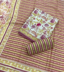 Celestial Pure Cotton Print Suit Set (Luxury Feel) - Yanchi