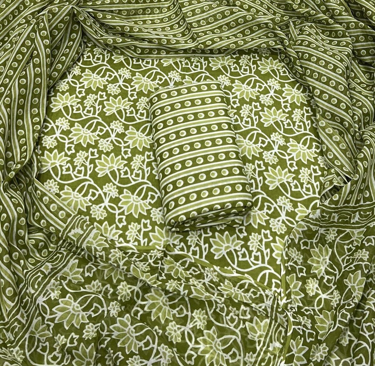 Celestial Pure Cotton Print Suit Set (Luxury Feel) - Yanchi