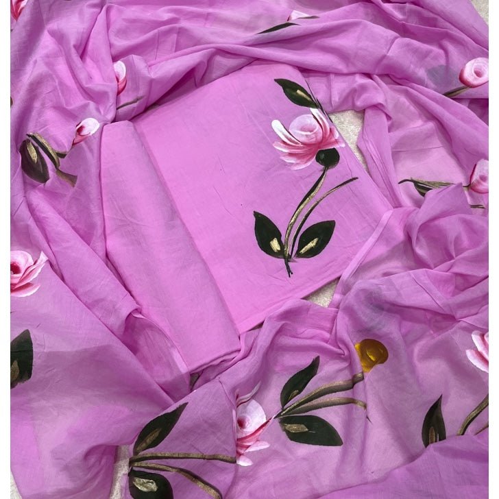 Celestial Pure Cotton Print Suit Set (Luxury Feel) - Yanchi