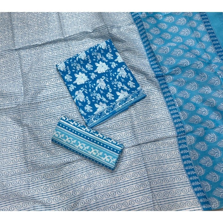 Celestial Pure Cotton Print Suit Set (Luxury Feel) - Yanchi
