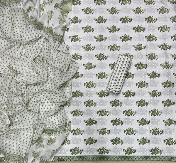 Celestial Pure Cotton Print Suit Set (Luxury Feel) - Yanchi
