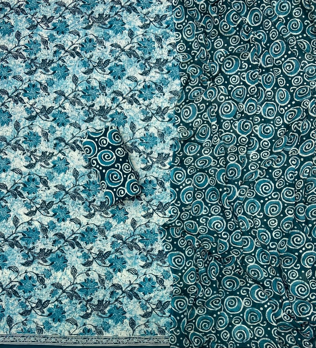 Celestial Pure Cotton Print Suit Set (Luxury Feel) - Yanchi