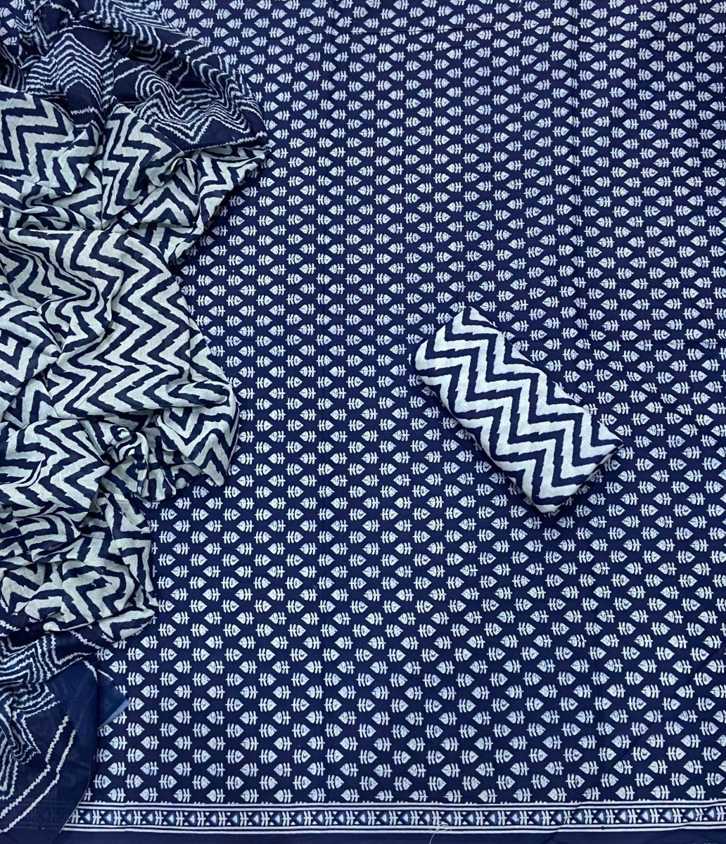 Celestial Pure Cotton Print Suit Set (Luxury Feel) - Yanchi