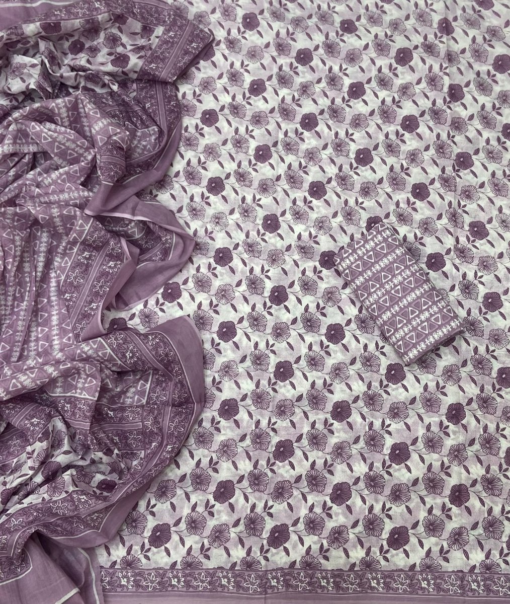 Celestial Pure Cotton Print Suit Set (Luxury Feel) - Yanchi