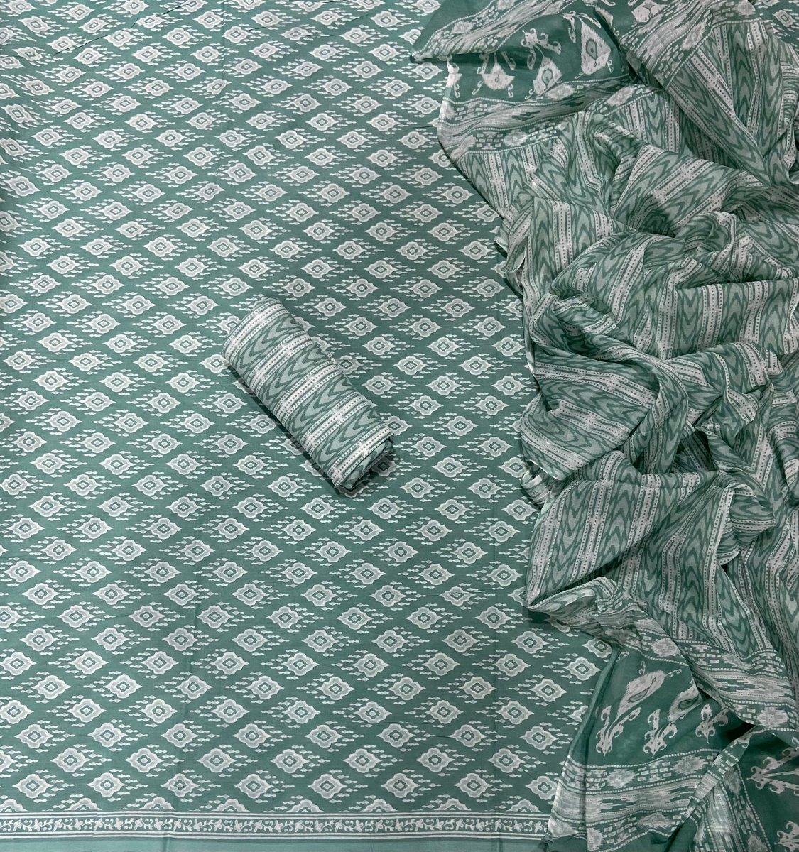 Celestial Pure Cotton Print Suit Set (Luxury Feel) - Yanchi