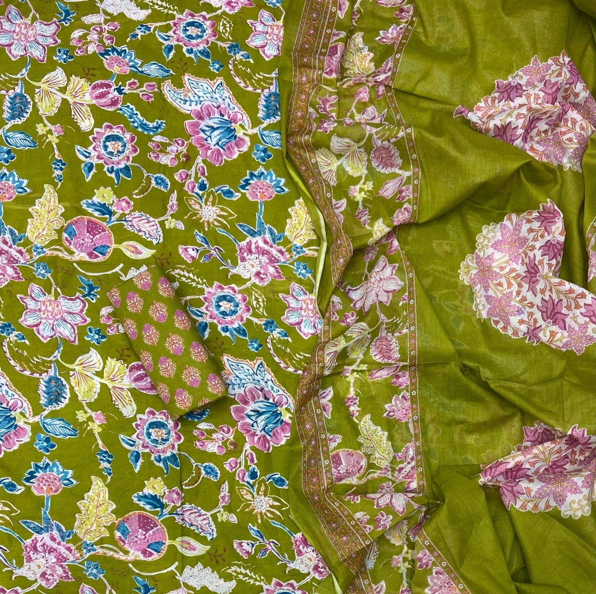 Celestial Pure Cotton Print Suit Set (Luxury Feel) - Yanchi