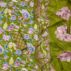 Celestial Pure Cotton Print Suit Set (Luxury Feel) - Yanchi