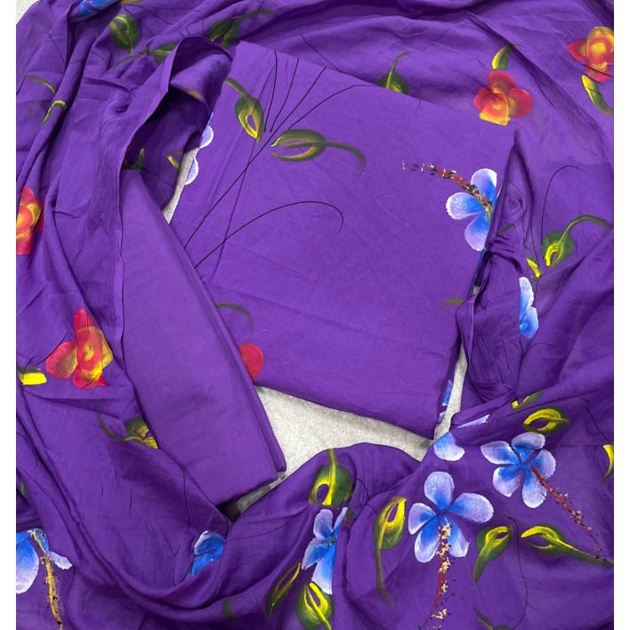 Celestial Pure Cotton Print Suit Set (Luxury Feel) - Yanchi