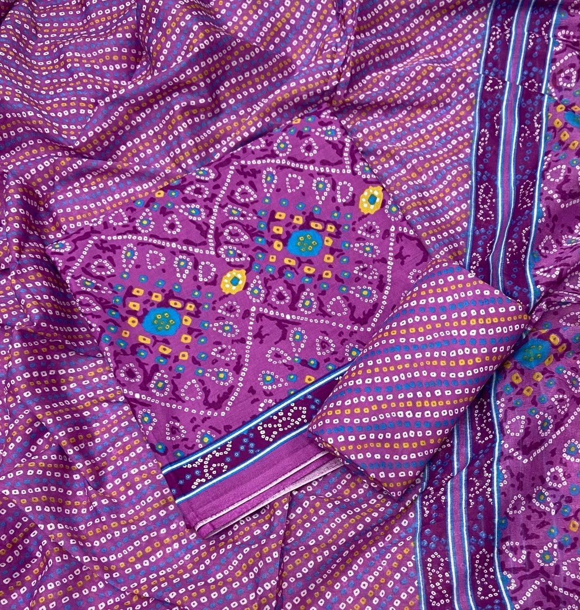Celestial Pure Cotton Print Suit Set (Luxury Feel) - Yanchi
