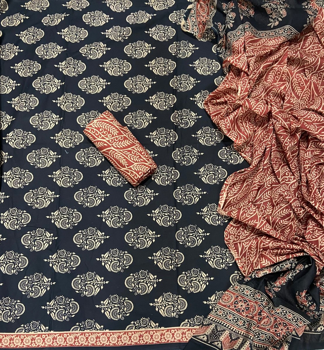 Celestial Pure Cotton Print Suit Set (Luxury Feel) - Yanchi