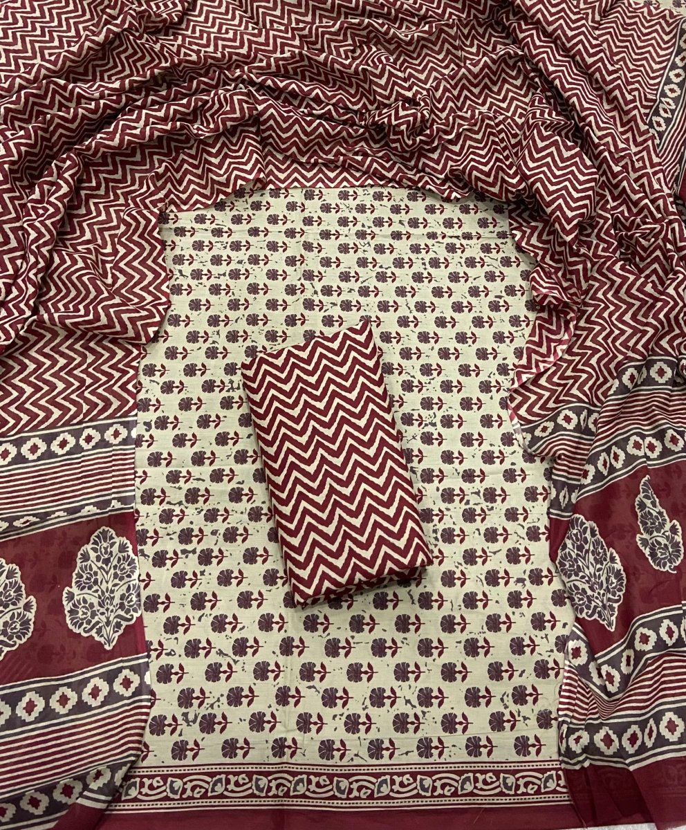 Celestial Pure Cotton Print Suit Set (Luxury Feel) - Yanchi