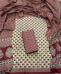 Celestial Pure Cotton Print Suit Set (Luxury Feel) - Yanchi