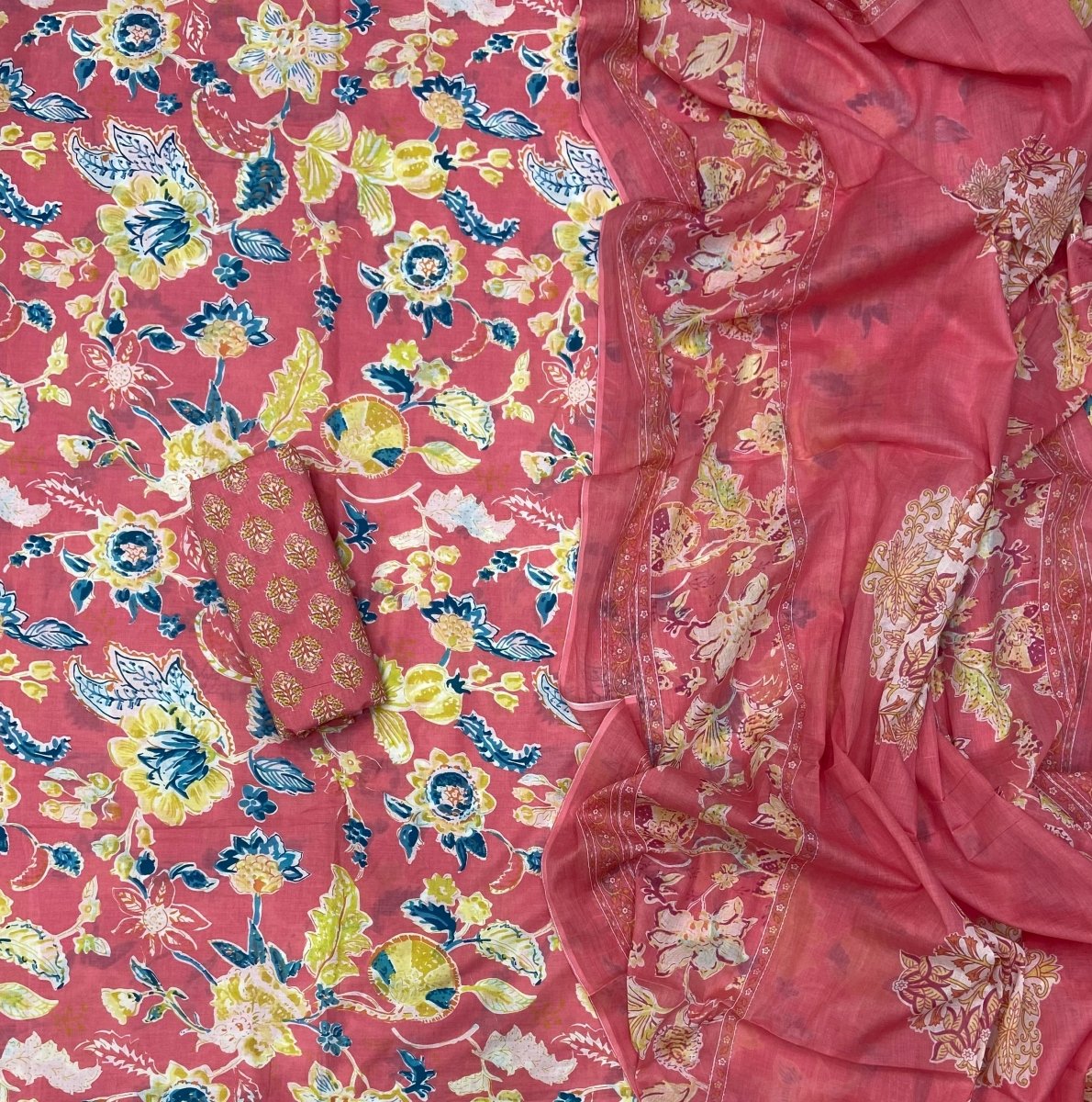 Celestial Pure Cotton Print Suit Set (Luxury Feel) - Yanchi