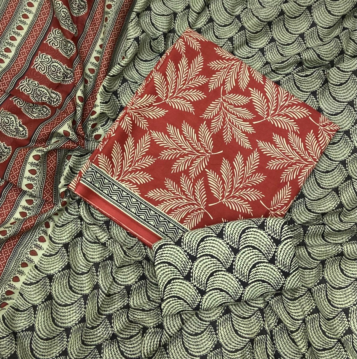 Celestial Pure Cotton Print Suit Set (Luxury Feel) - Yanchi