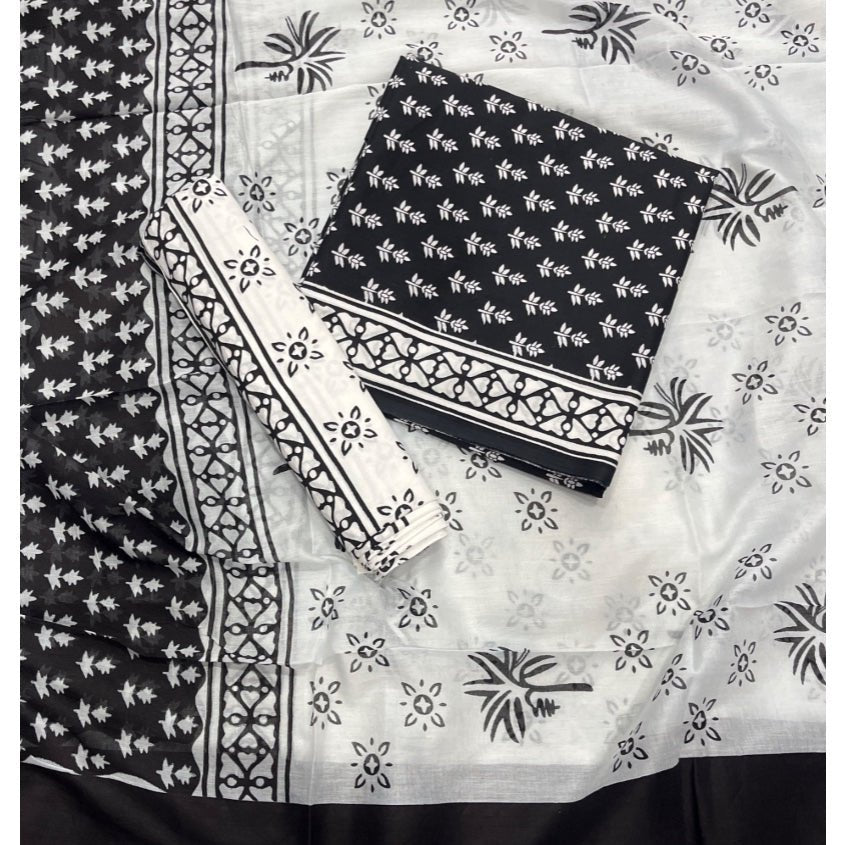 Celestial Pure Cotton Print Suit Set (Luxury Feel) - Yanchi