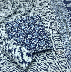 Celestial Pure Cotton Print Suit Set (Luxury Feel) - Yanchi