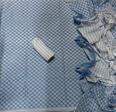 Celestial Pure Cotton Print Suit Set (Luxury Feel) - Yanchi