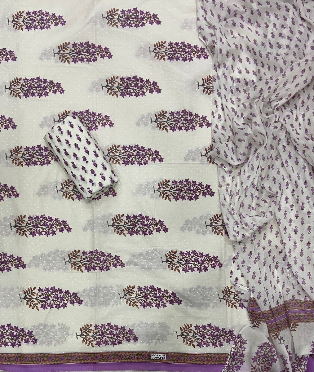 Celestial Pure Cotton Print Suit Set (Luxury Feel) - Yanchi