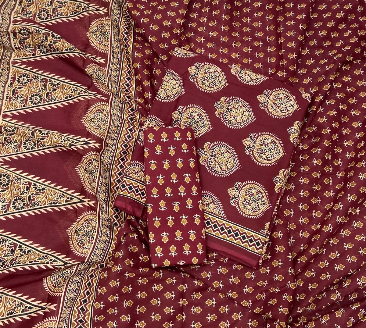 Celestial Pure Cotton Print Suit Set (Luxury Feel) - Yanchi