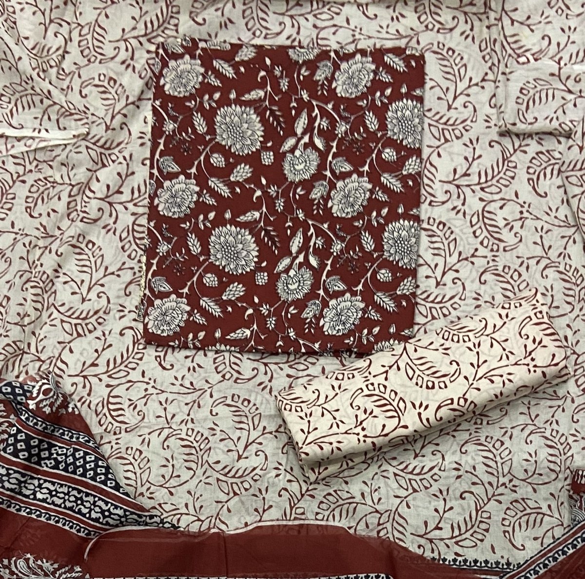 Celestial Pure Cotton Print Suit Set (Luxury Feel) - Yanchi