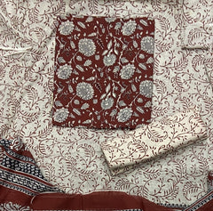 Celestial Pure Cotton Print Suit Set (Luxury Feel) - Yanchi