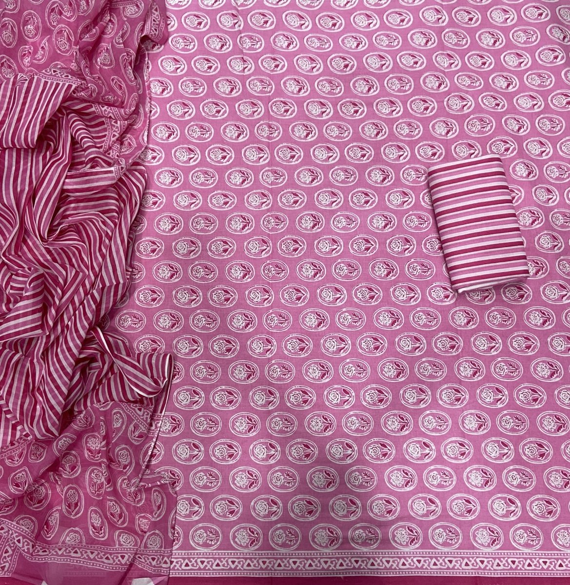 Celestial Pure Cotton Print Suit Set (Luxury Feel) - Yanchi