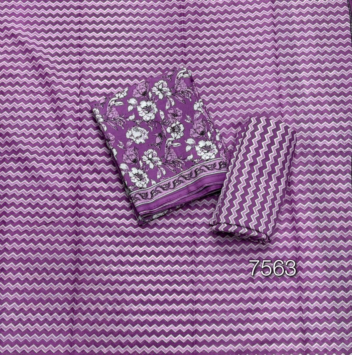Celestial Pure Cotton Print Suit Set (Luxury Feel) - Yanchi