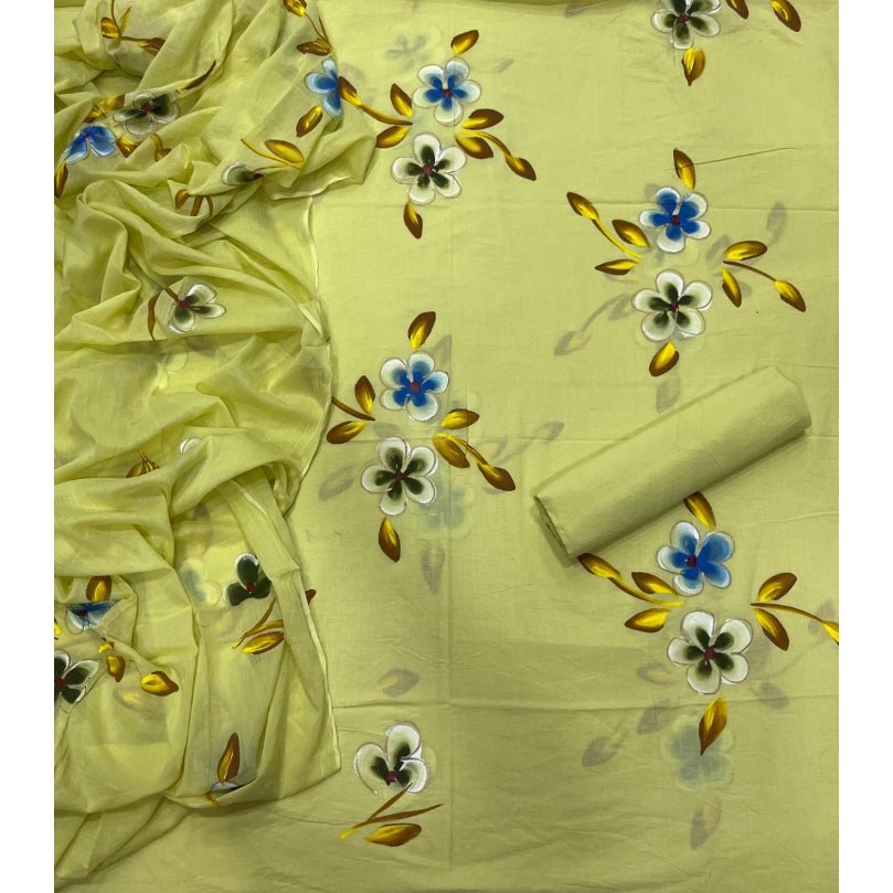 Celestial Pure Cotton Print Suit Set (Luxury Feel) - Yanchi