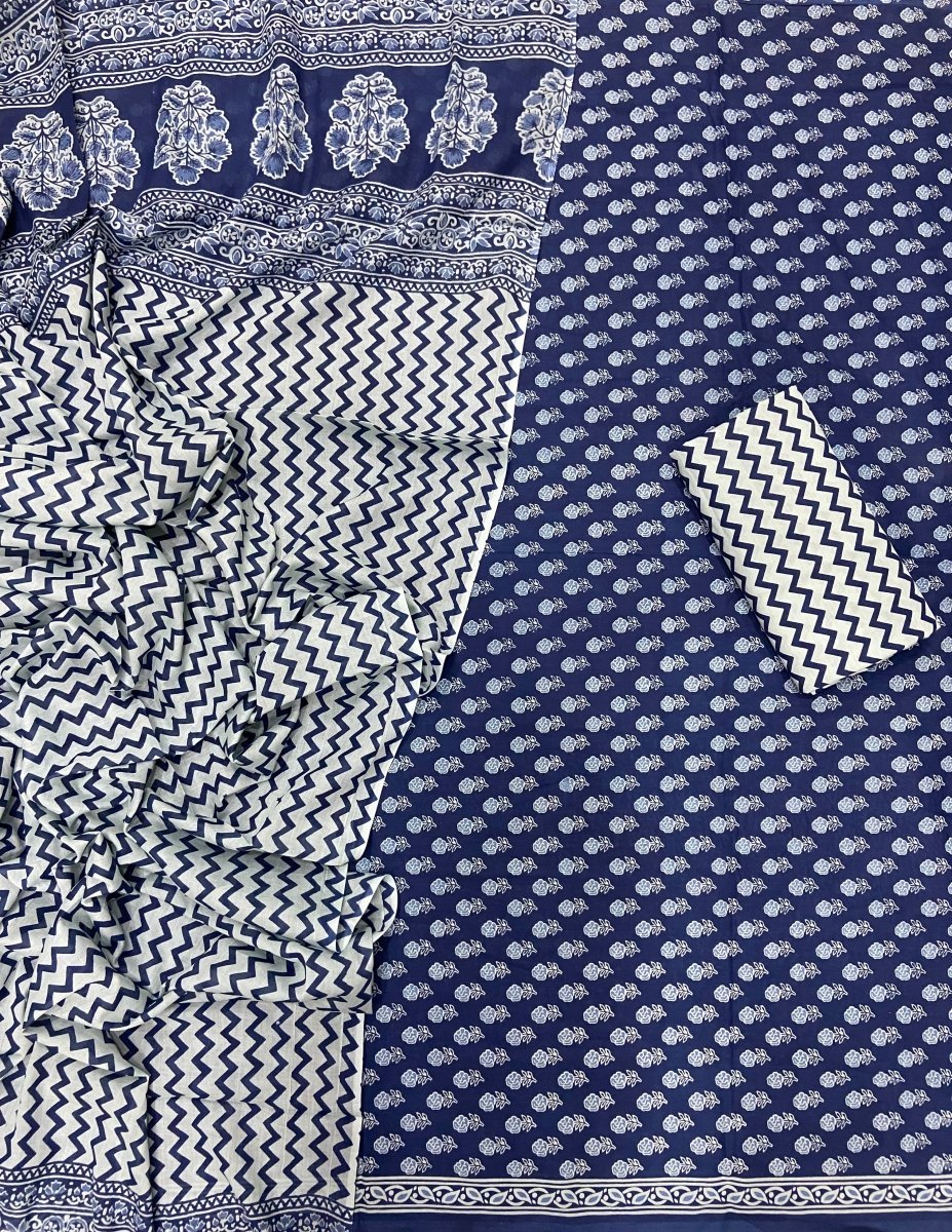 Celestial Pure Cotton Print Suit Set (Luxury Feel) - Yanchi