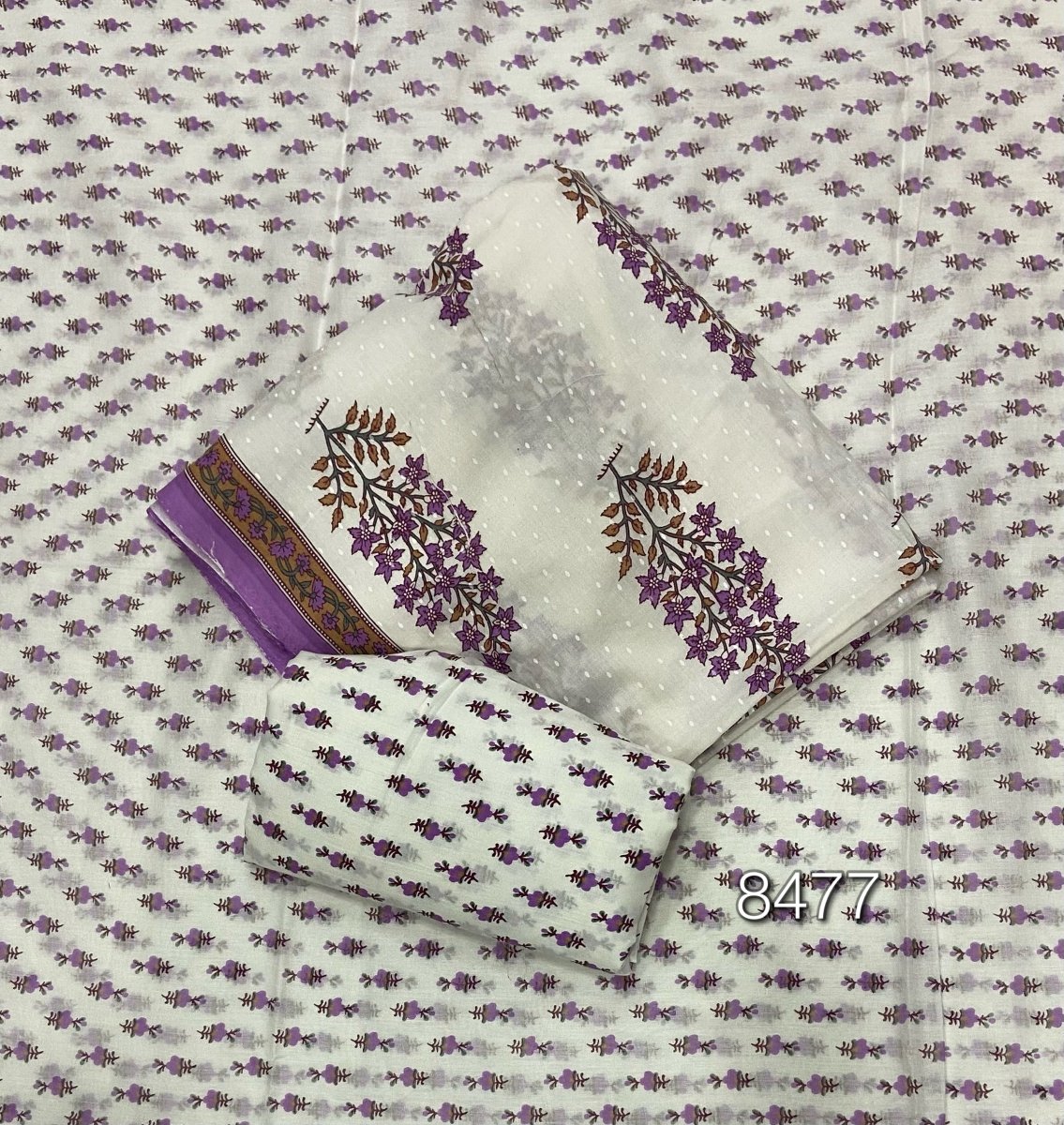 Celestial Pure Cotton Print Suit Set (Luxury Feel) - Yanchi