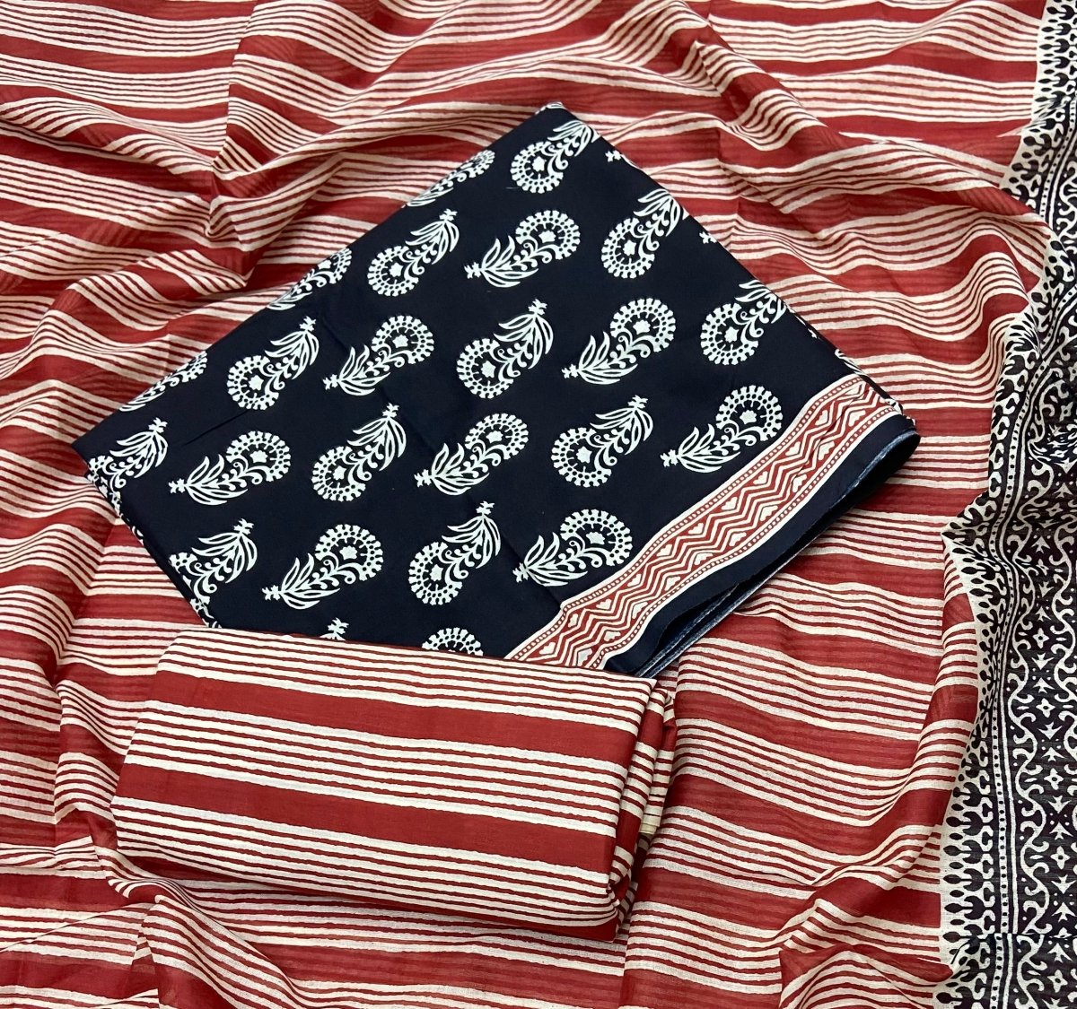 Celestial Pure Cotton Print Suit Set (Luxury Feel) - Yanchi