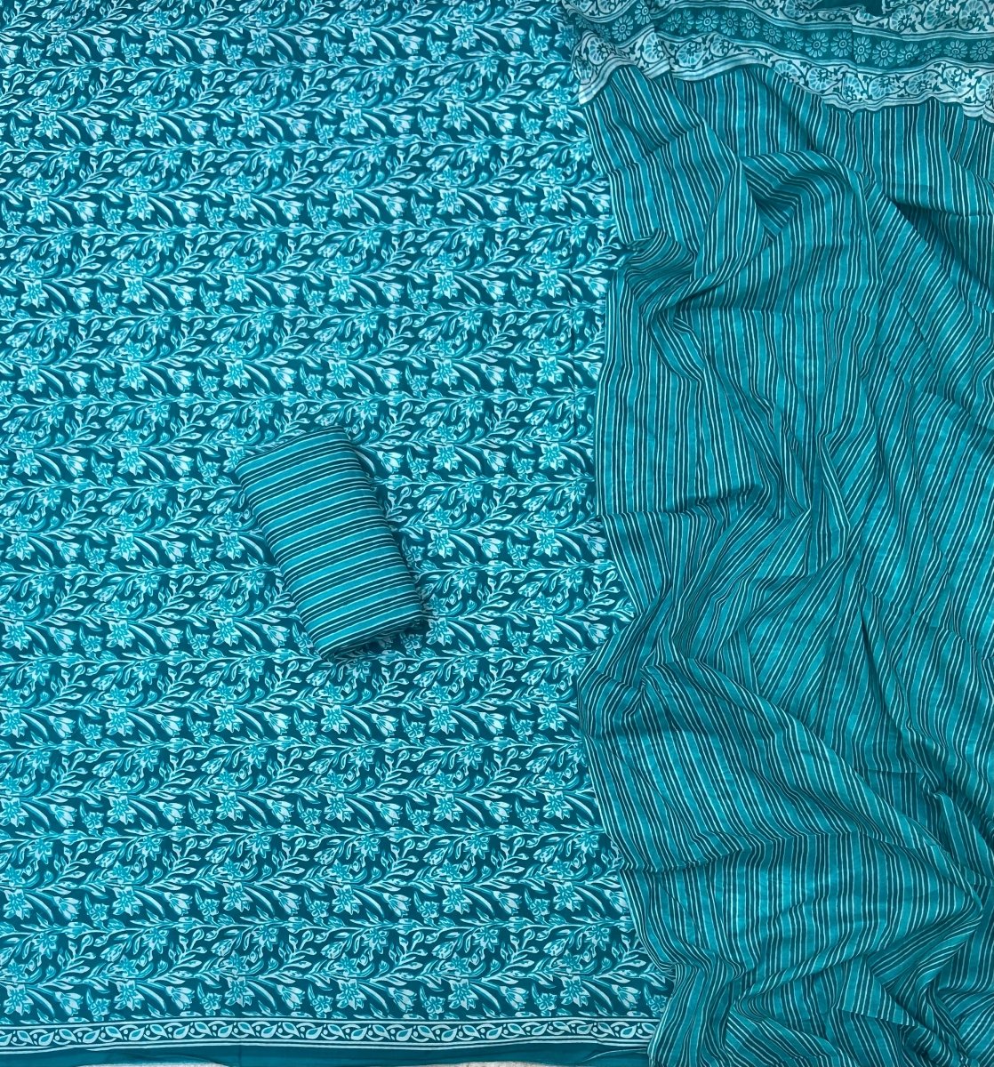 Celestial Pure Cotton Print Suit Set (Luxury Feel) - Yanchi