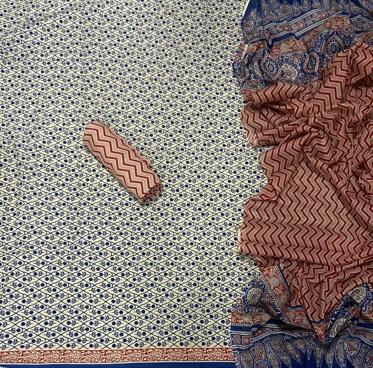 Celestial Pure Cotton Print Suit Set (Luxury Feel) - Yanchi