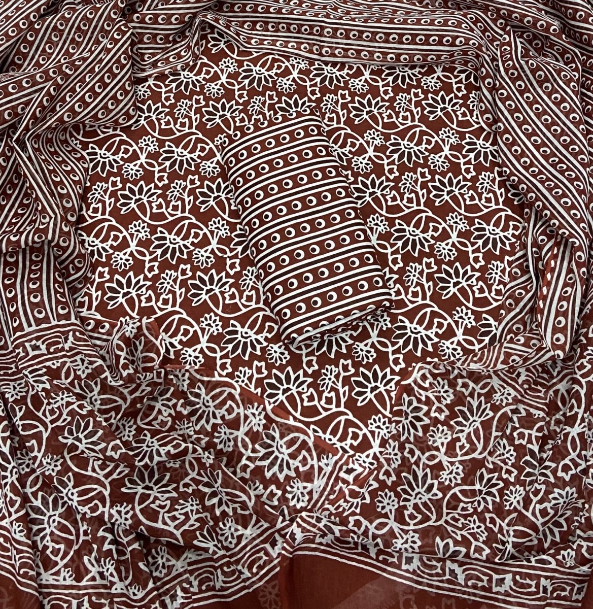Celestial Pure Cotton Print Suit Set (Luxury Feel) - Yanchi