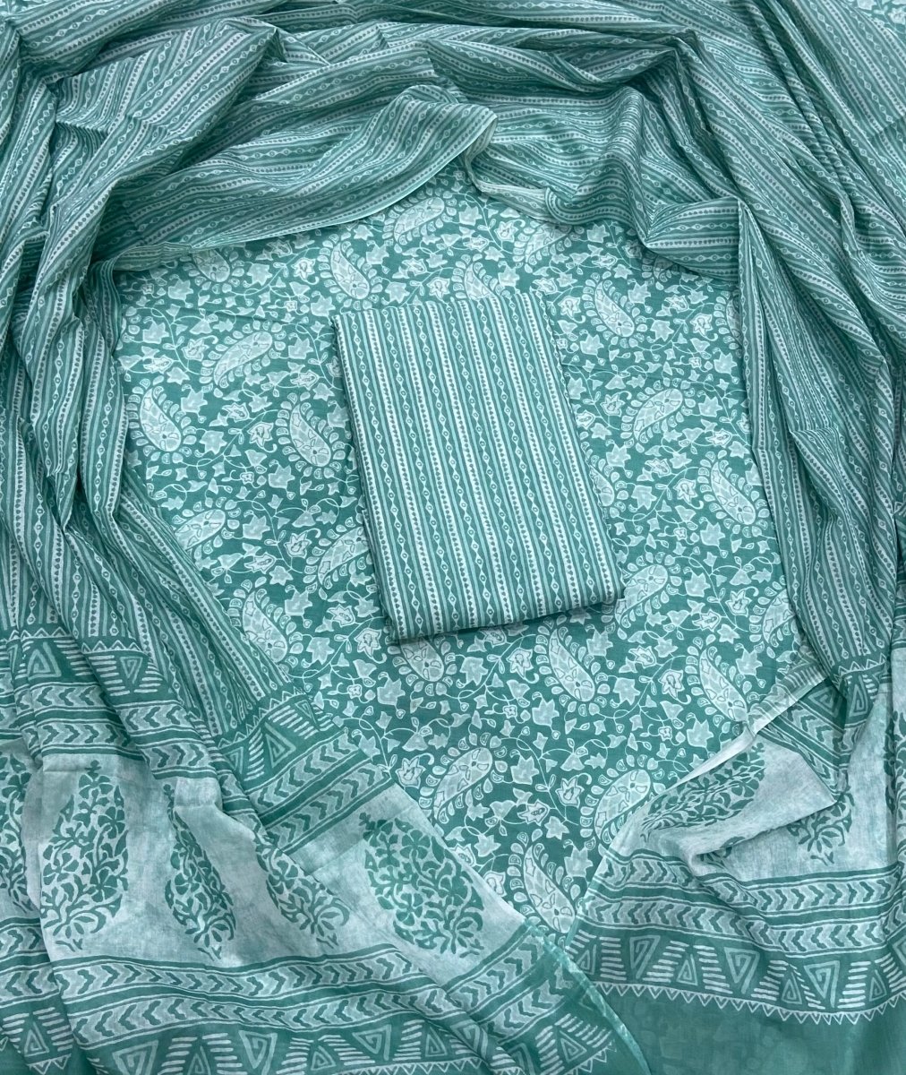 Celestial Pure Cotton Print Suit Set (Luxury Feel) - Yanchi