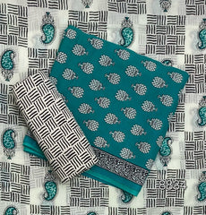 Celestial Pure Cotton Print Suit Set (Luxury Feel) - Yanchi