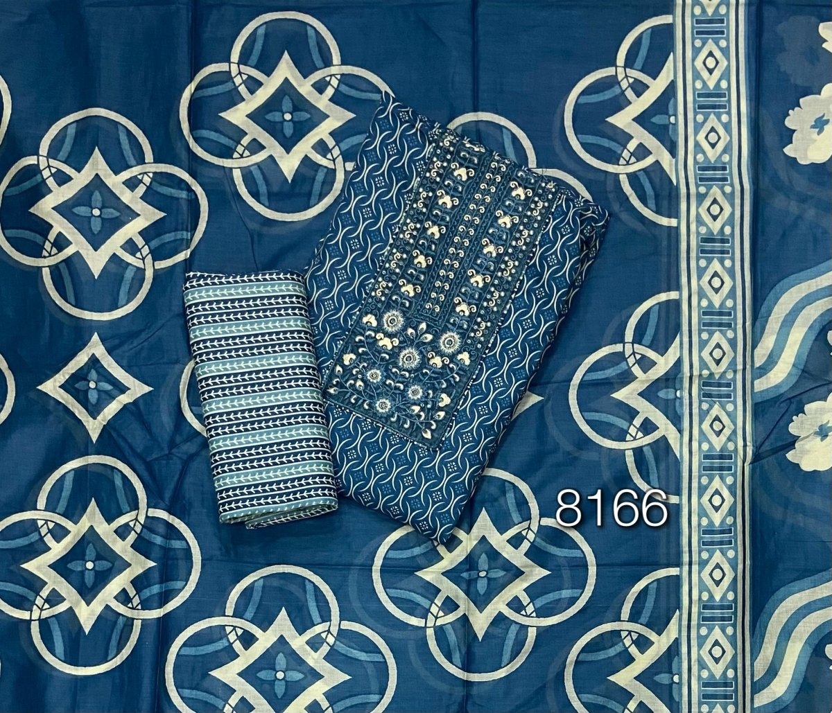 Celestial Pure Cotton Work Suit Set (Royal Feel) - Yanchi
