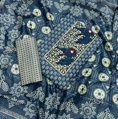 Celestial Pure Cotton Work Suit Set (Royal Feel) - Yanchi
