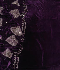 Classy Allover Winter Velvet Suit Set - Yanchi