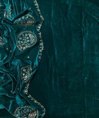 Classy Allover Winter Velvet Suit Set - Yanchi