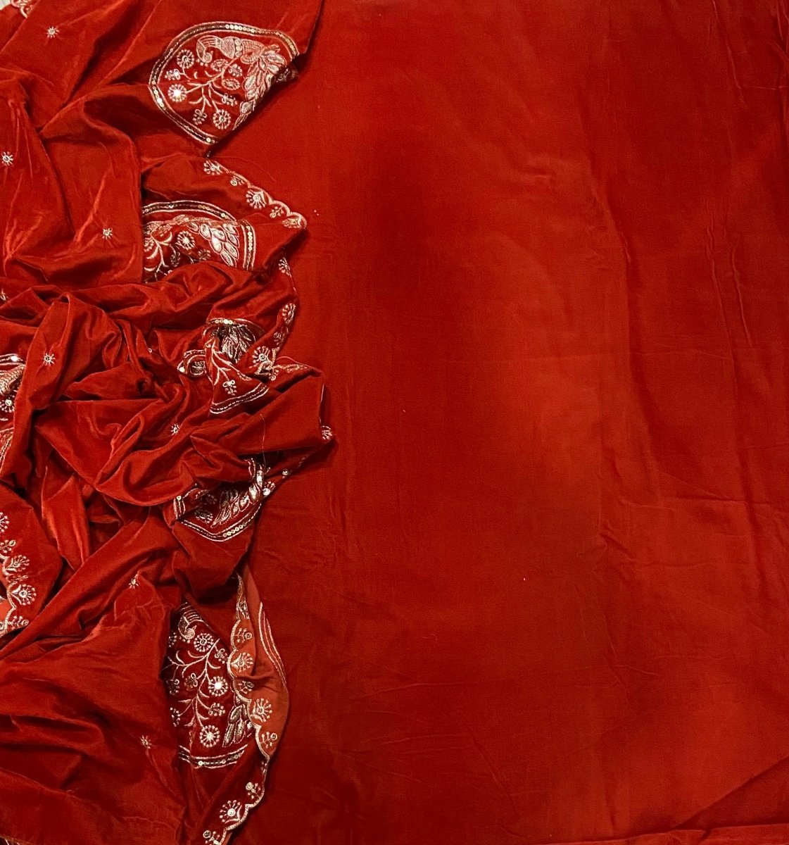 Classy Allover Winter Velvet Suit Set - Yanchi