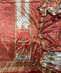 Classy Digital Print Winter Velvet Suit Set - Yanchi