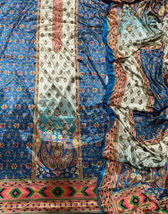 Classy Digital Print Winter Velvet Suit Set - Yanchi