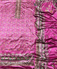 Classy Digital Print Winter Velvet Suit Set - Yanchi